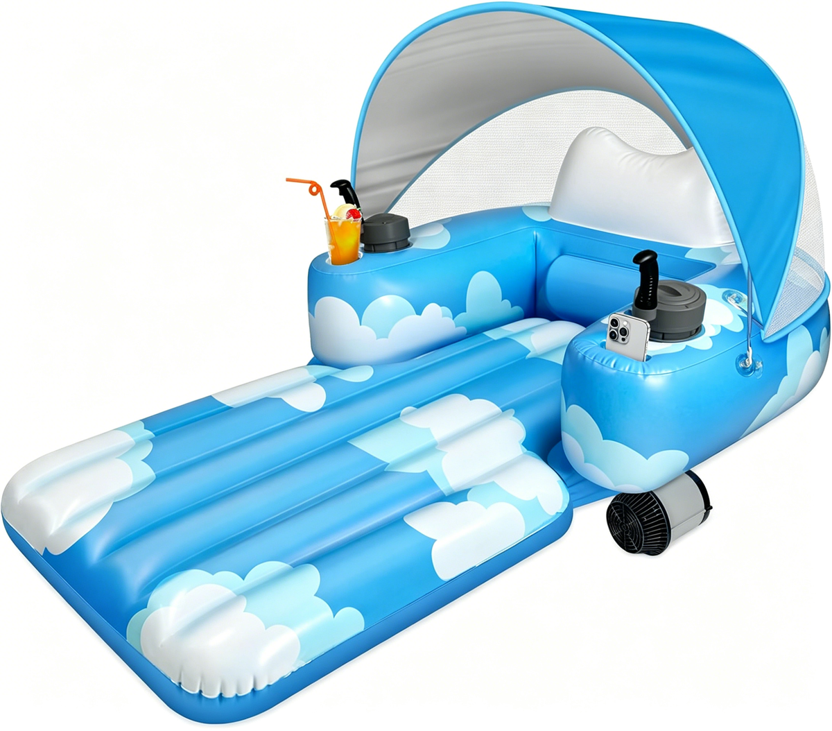 Motorized Patio Canopy – Rechargeable & Remote Controlled